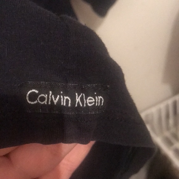Stunning Calvin Klein 365 Black 95% Cotton Tshirt SZ Large Slim Fit - Picture 4 of 5
